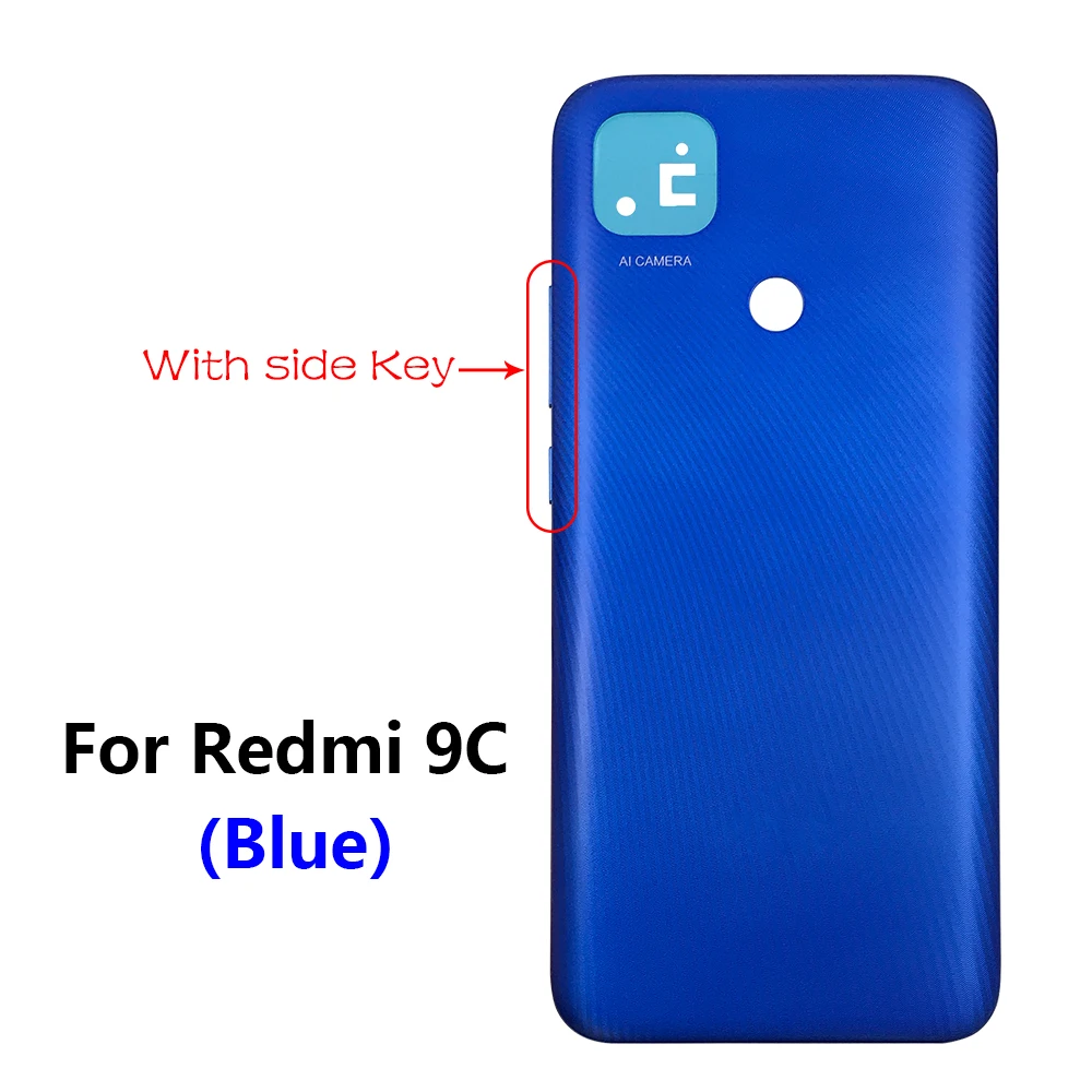 10vnt/daug Xiaomi Mi 9T / Redmi K20 Pro 9C galines Duris Atveju Baterija Galinis Korpuso Dangtelį, su Klijais Redmi 9C