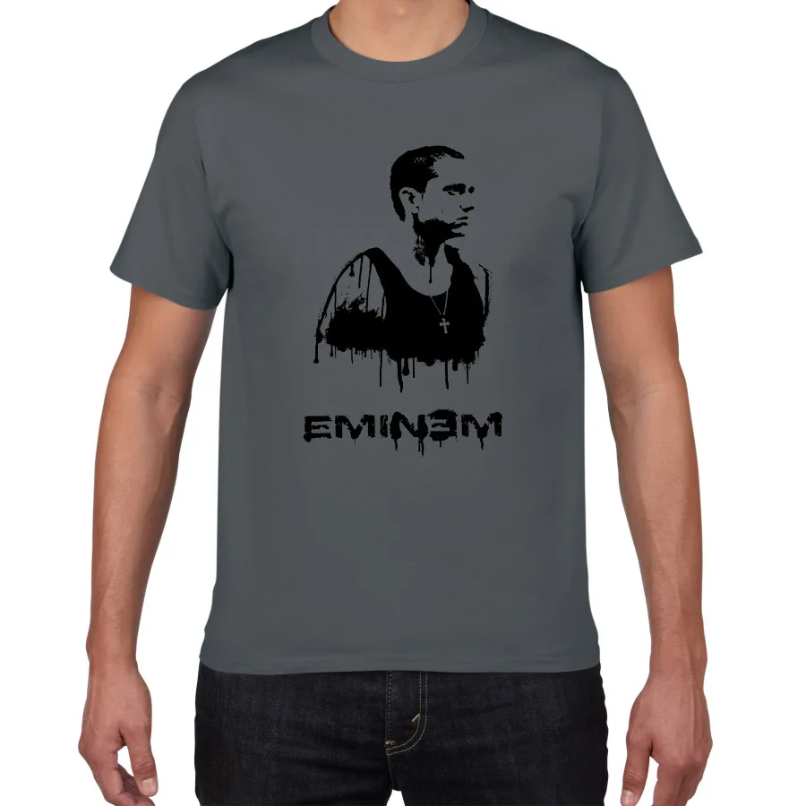 2019 new rock dėvėti medvilnės Eminem Marškinėliai vyrams Bad Meets Evil rap rock T-Shirt Vyrai street wear pok Viršūnes Tee Camisetas Masculina