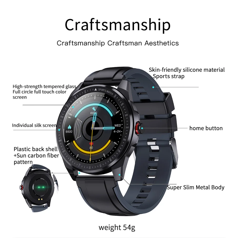 2020 Sn88 Sporto Smart Watch Vyrų Užsakymą dial Sporto Laikrodžiai Visiškai Jutiklinis Ekranas IP68 Vandeniui Smartwatch 
