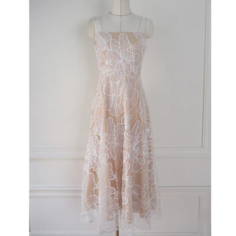 2020 Tako, Vasaros Suknelė Moterims Derliaus Gėlių Siuvinėjimo Tinklelio, Šalies Ilga Suknelė Elegantiškas Atostogų Boho Seksualus Maxi Suknelė Vestidos