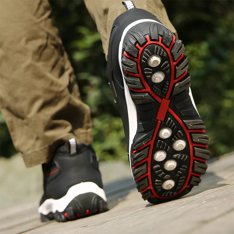 2020 m. Pavasario Rudens Orui Šviesos vyriški batai Dėvimi Pėsčiųjų Sportbačiai neslidus Kokybės Odos Laisvalaikio Bateliai Didelis Dydis 39-47