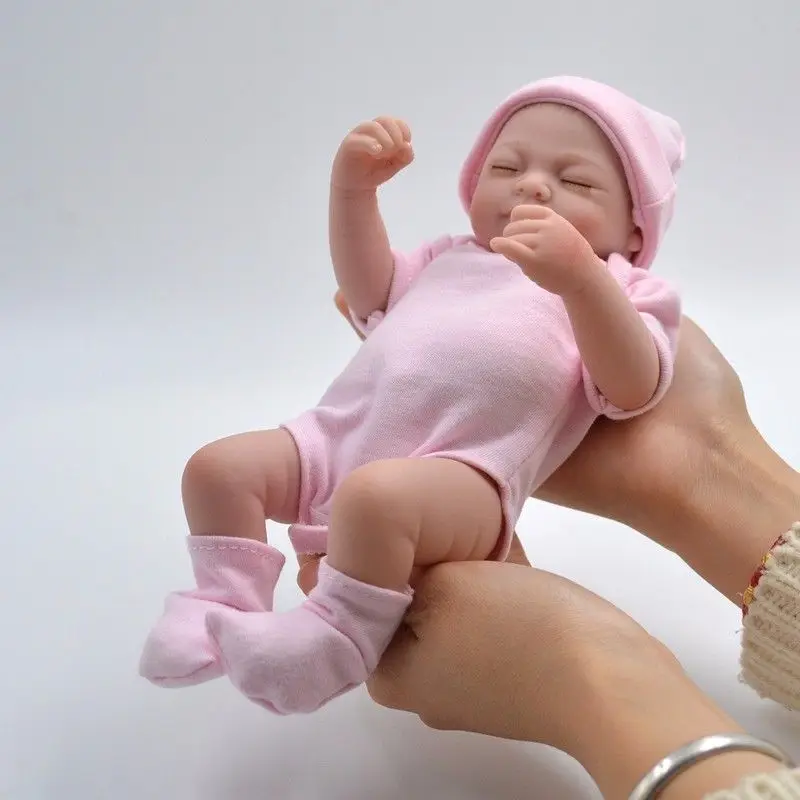 26cm Bebes Atgimusios De Silikono Nekilnojamojo Baby Girl Lėlės, Žaislai Vinilo Tikroviška Bonecas Atgimsta Bebe Realista Lėlės Juguetes Mergaitėms Dovanų