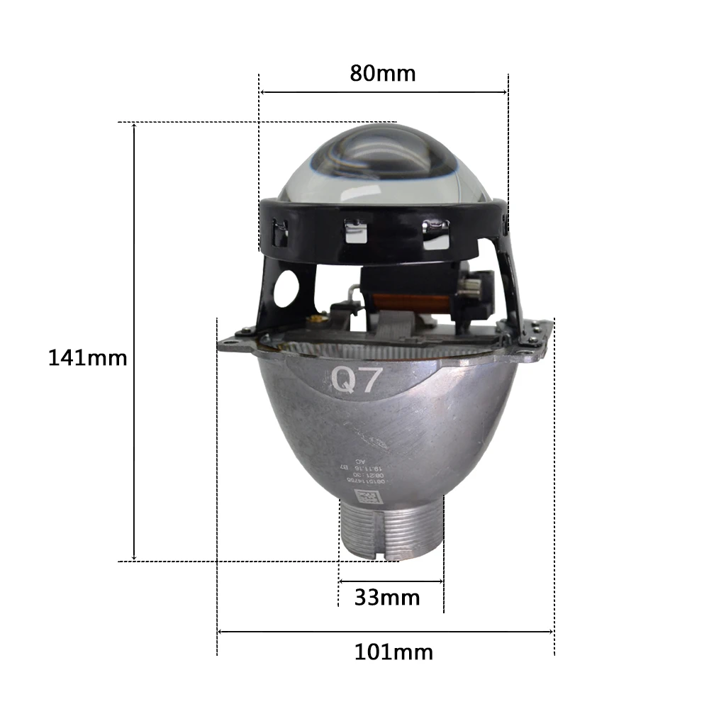 3,0 colių Q7 bixenon projektoriaus objektyvas Koito q5 pakeisti automobilio žibintų modifikavimas aksesuaras univeral automobilių useD2S D2H xenon lemputes