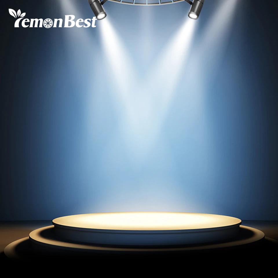 3W LED Scenos Šviesos Prožektorius Kelio apšvietimas Baltos Šviesos ES, JAV, JK, 12 Spindulio Kampas Šeimos Šalies Klubas KTV-Kino Teatras