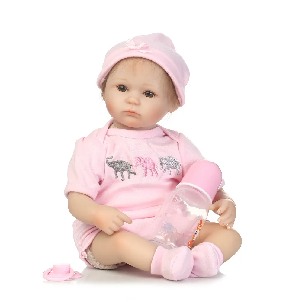 40cm Minkštas Kūno Silikono Reborn Baby Doll, Žaislų Mergaitėms Vinilo Naujagimių Mergina, Kūdikių Lėlės, Vaikams, Vaikui, Dovana, Mergina Brinquedos bonecas