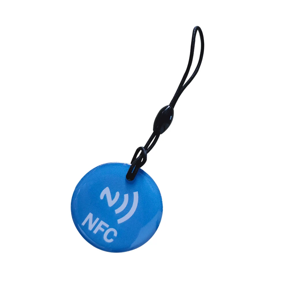 (5vnt/daug） Naujų Vandeniui Mėlyna Kristalų Epoksidinės hecere NFC Žymeklį Ntag213 Visiems NFC Telefonai