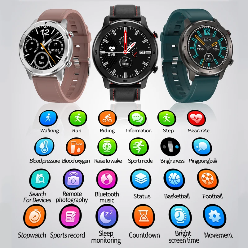 696 DT78 Smart Watch Vyrai Moterys Smartwatch Apyrankę Fitneso Aktyvumo Seklys Nešiojami Įrenginiai Vandeniui Širdies ritmo Monitorius Grupė