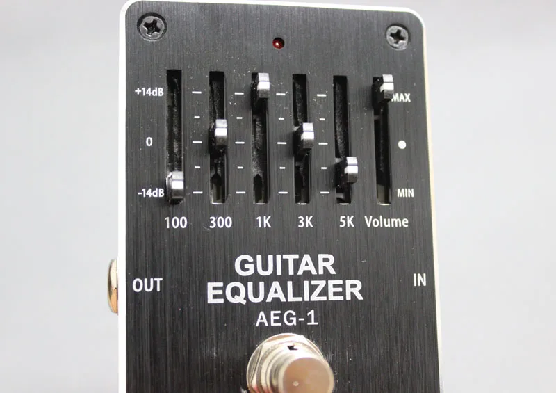 AEG Gitaros Efektu Pedalas 5-band Ekvalaizeris EQ Išskirtinis elektrinė gitara