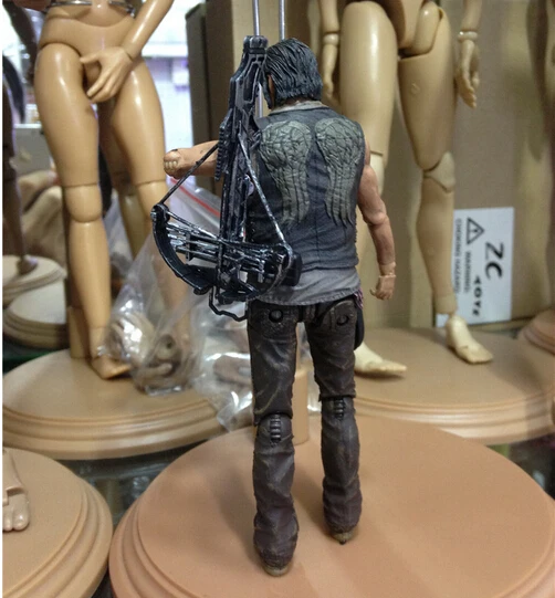 AMC TV Serialas The Walking Dead Daryl Dixon Su Ginklu PVC Veiksmų Skaičius, Kolekcines, Modelis Žaislas