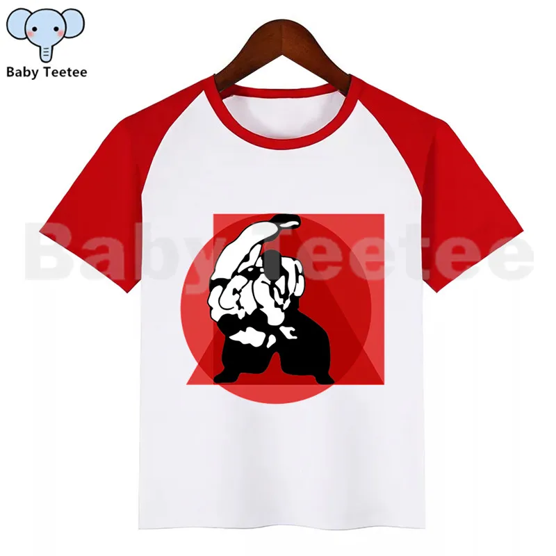 Aikido Vaikams, Cartoon Mielas Print T-shirt Girls/Boys Juokinga Kūdikių Drabužiai Vaikams Vasarai trumpomis Rankovėmis Marškinėlius