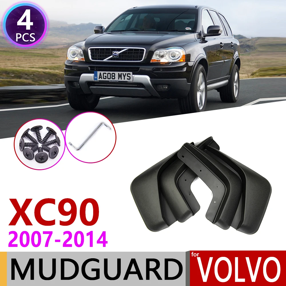 Automobilių Mudflap Volvo XC90 2007~Sparnas sparnų Atvartu Splash Atvartais Purvasargių Priedai 2008 2009 2010 2011 2012 2013 1