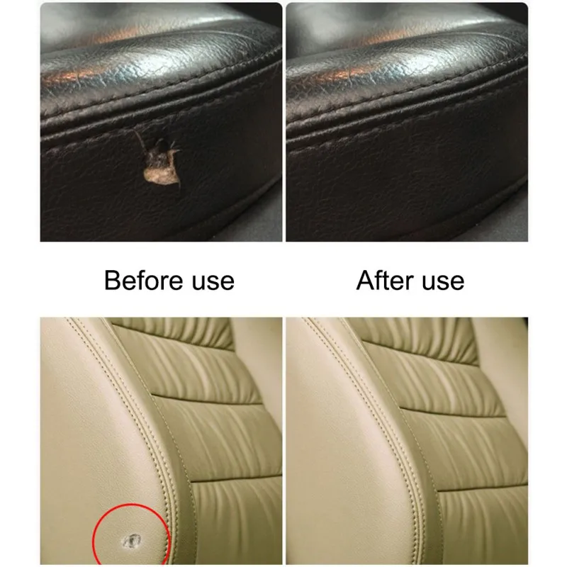 Automobilių Sėdynės Dažų Priežiūros Scratch Remover Odos Taisymo Įrankis Skysčio Parinkimas ir Interjero Švaresnis scratch remover Priedai