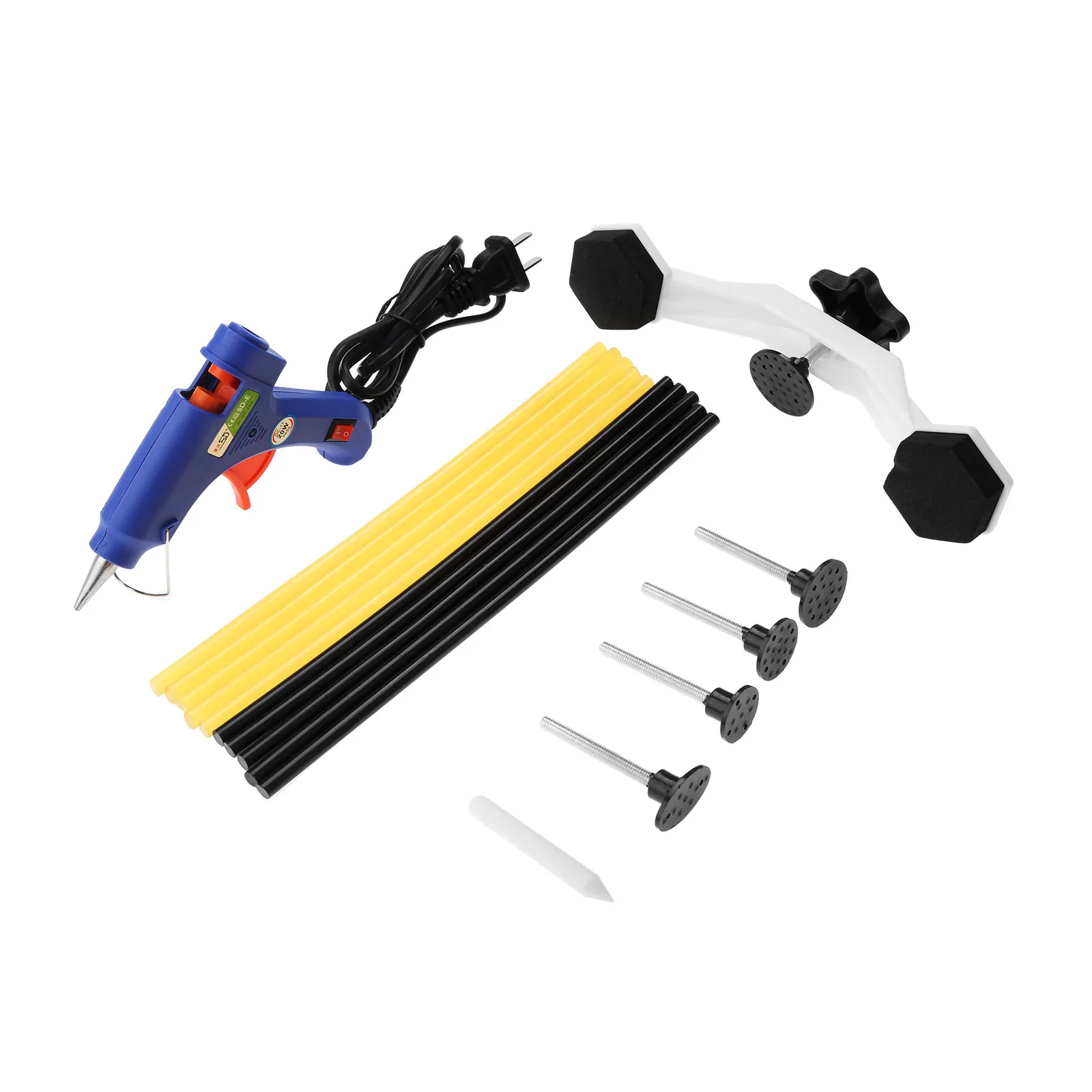 Automobilių skardos Įrankių Rinkinys 20W Mini Hot Melt Glue Gun Tiltas Dent Kamščiatraukis Klijų Lazdelės Kėbulo Dent Repair Tool Kit