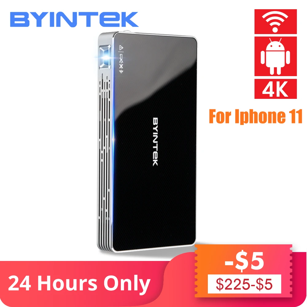 BYINTEK P10 Mini DLP Smart Home Theater Portable 