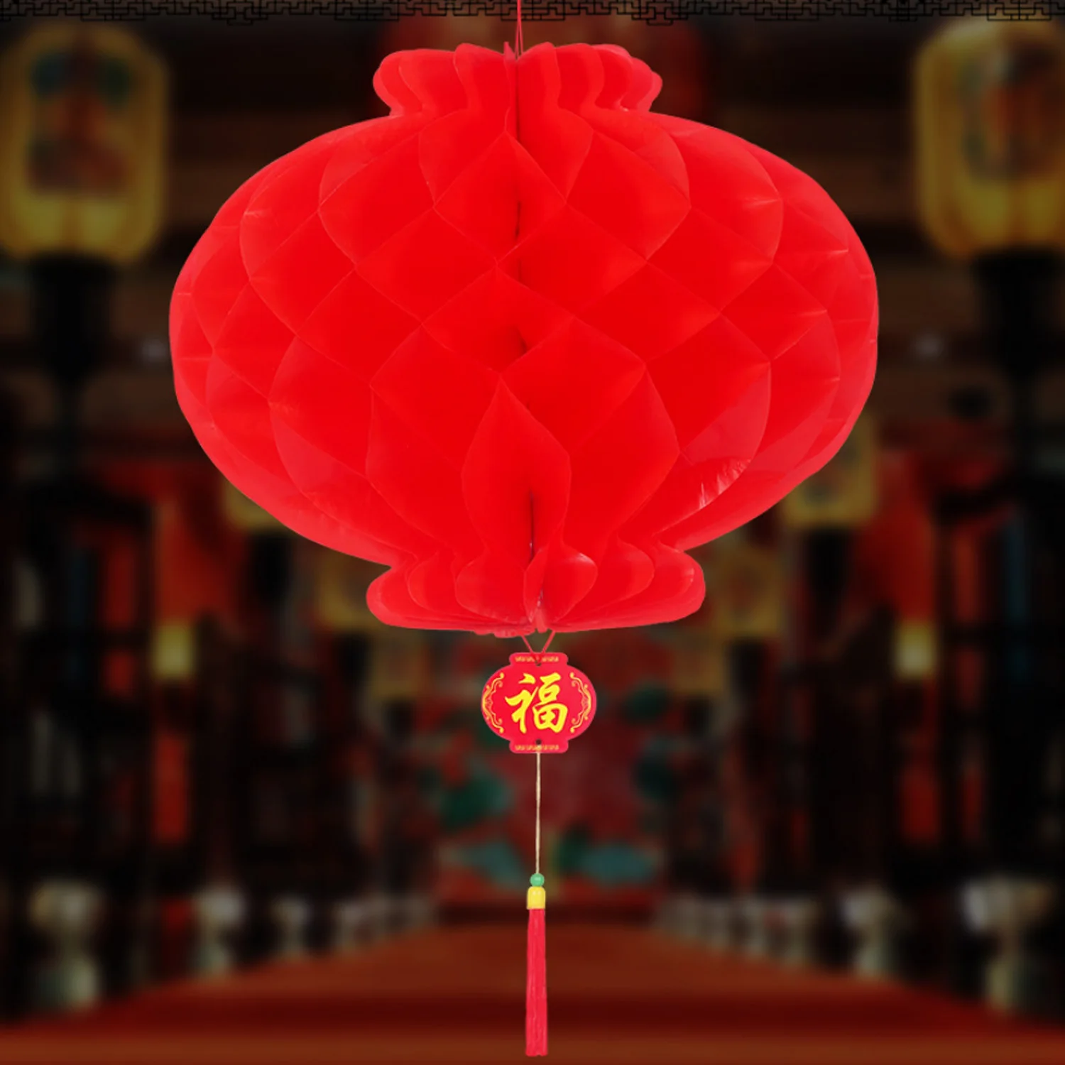 Behogar 20PCS 18cm Vandeniui Laimę Raudono Popieriaus Žibintų Kinijos Naujųjų Metų Pavasario Šventė Šalies Šventė Namų Dekoro