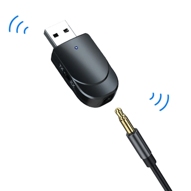 Bluetooth 5.0 o Imtuvas Siųstuvas 3 1. Mini 3,5 mm Jack AUX USB Stereo Muzikos Belaidžio ryšio Adapteris, skirtas TELEVIZIJOS Automobilių PC 