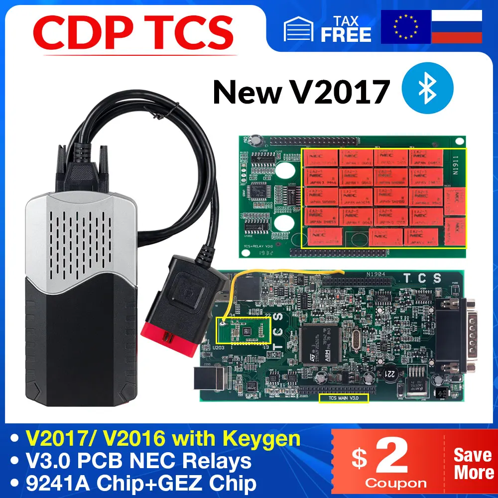 CDP TCS V3.0 NEC relay OBD2 skaneris 2016.00 keygen cdp tcs Multidiag pro auto diagnostikos įrankis, automobilių sunkvežimiai OBDII kodas skaitytojas