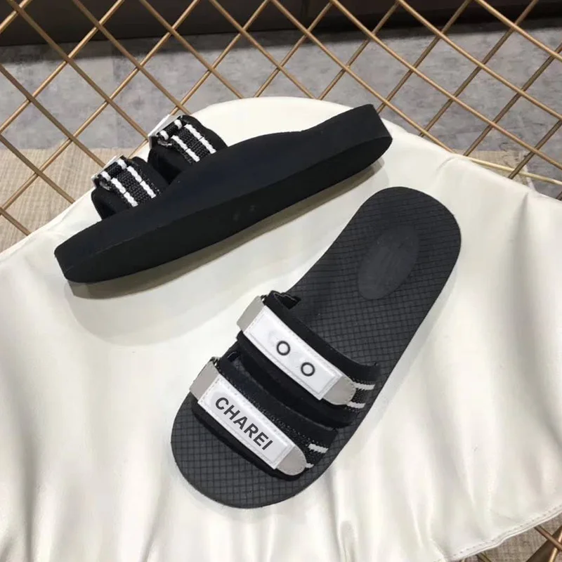 CHAREI counter plokščiadugnis šlepetės visiškai asmenybė 2020 metų vasaros naują pačiu moterų batai didelių žvaigždžių aukštos kokybės