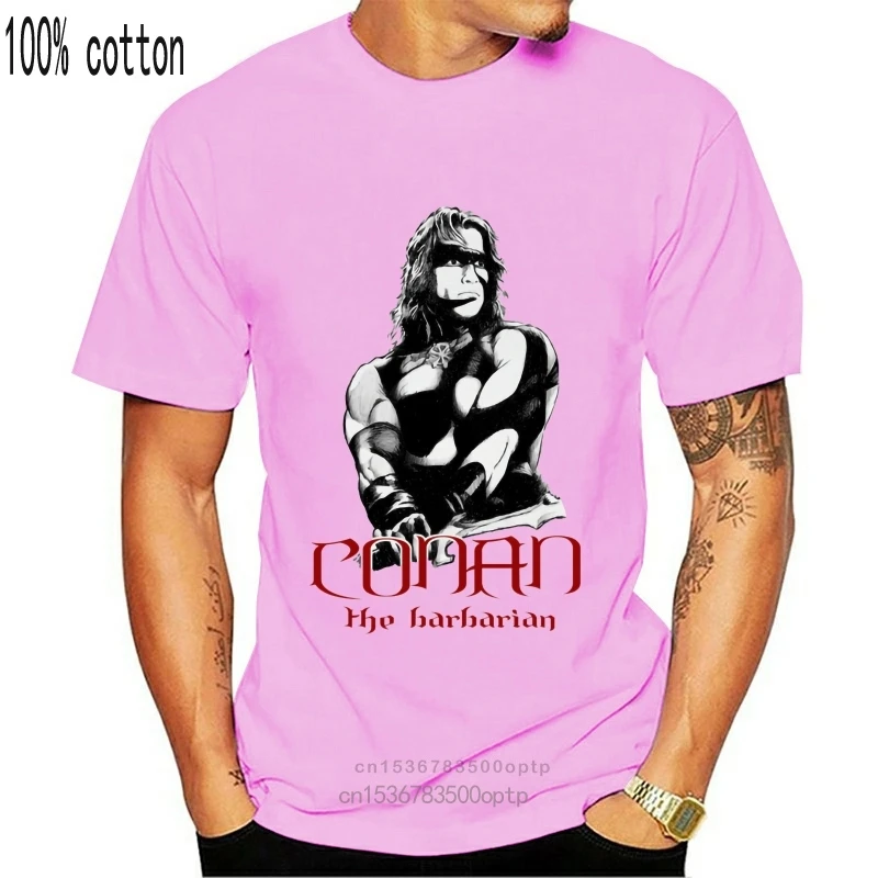 Conan The Barbarian Klasikinis Conan Su Kardu Logotipą, Licencijuotos Suaugusiųjų Marškinėliai Populiarus Tee Marškinėliai