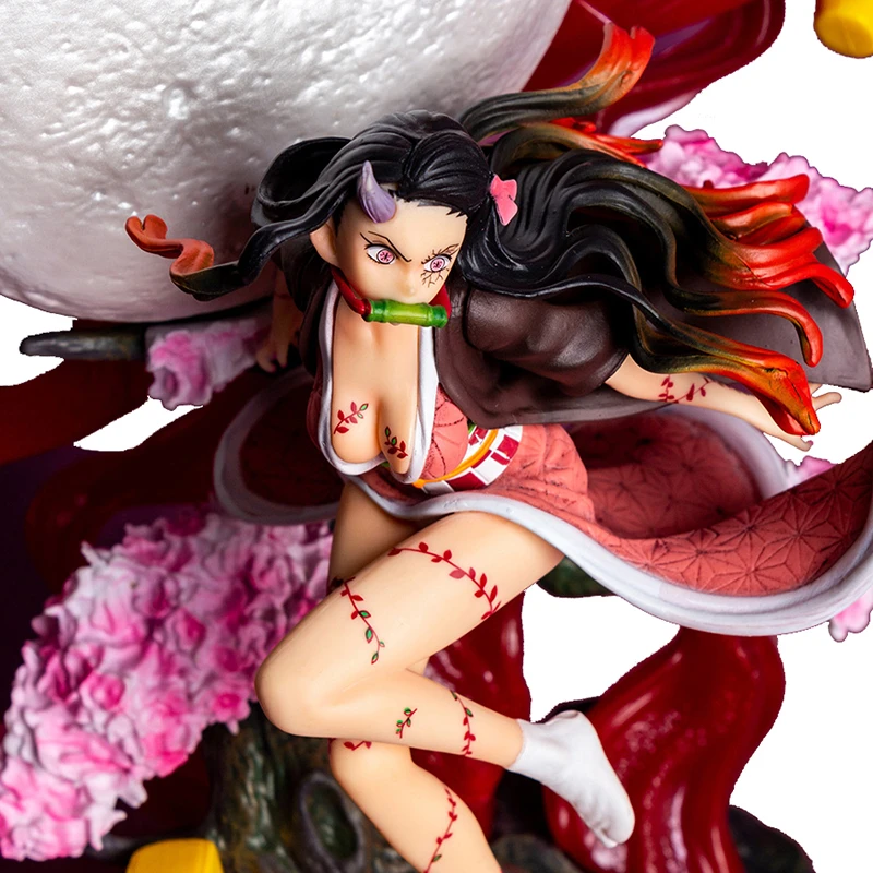 Demon Slayer GK Kamado Nezuko Anime Veiksmų Skaičius, Modelis 31CM Ne Shine Seksuali Mergina Statula Kolekcijos Žaislas Darbastalio Apdaila Figma