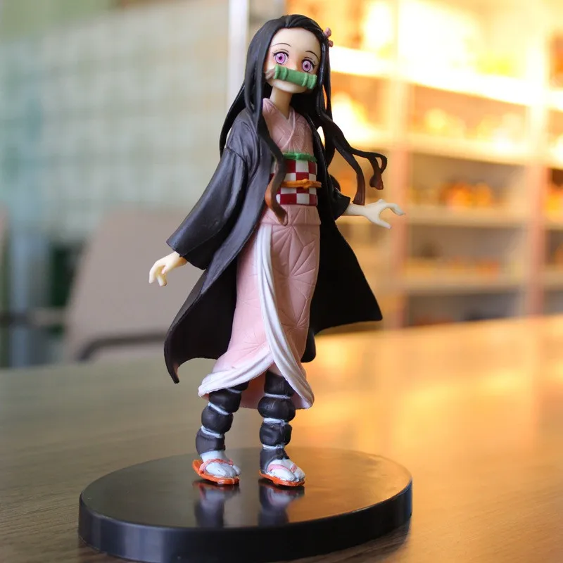 Demon Slayer PVC Veiksmų Skaičiai Tanjirou Nezuko Anime Kimetsu nr. Yaiba Statulėlės Modelis Žaislai