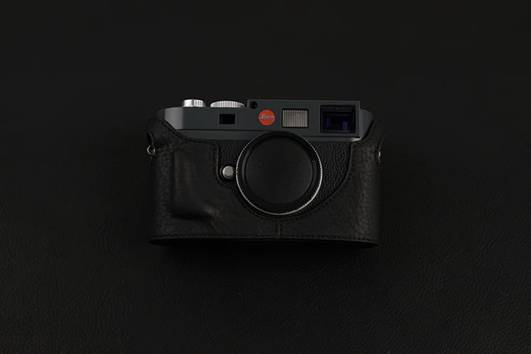 Dizainas Leica M8 / M9 / M9P MAN Rankų darbo natūralios Odos Fotoaparato Pusę Atveju Su Baterija opending Durų