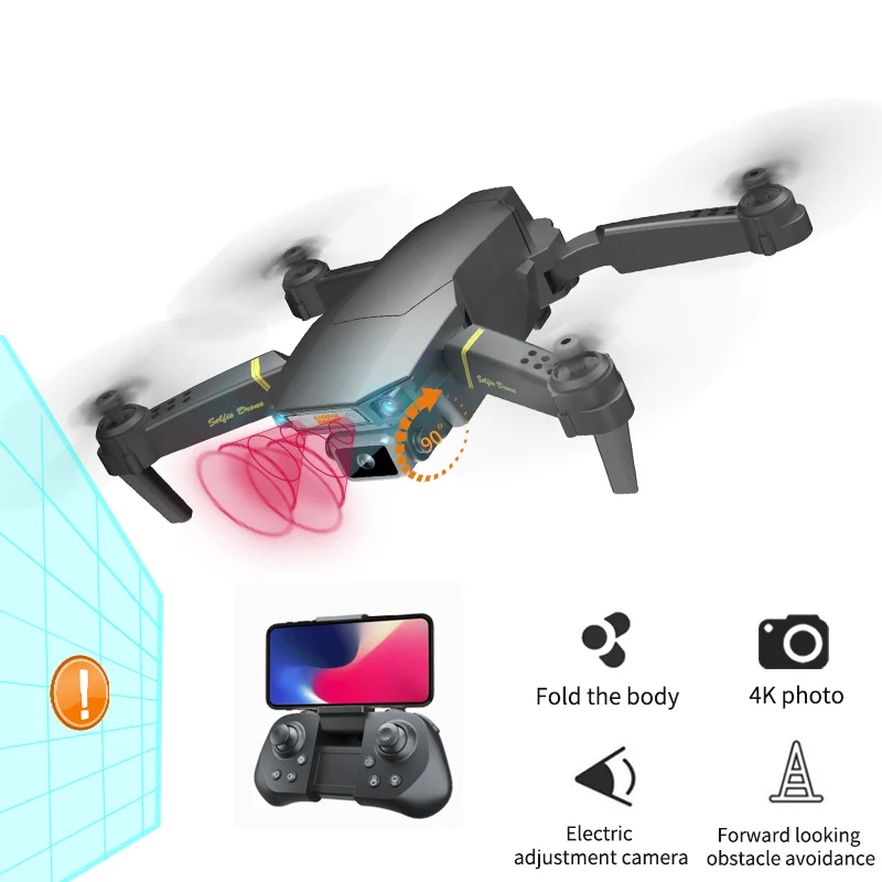 Drone 4K 2021drone Naujas Mini dron 1080P HD Kamera, WiFi Fpv Oro Slėgio Aukščio Laikyti Sulankstomas Quadcopter Dron Žaislas Dropshipping