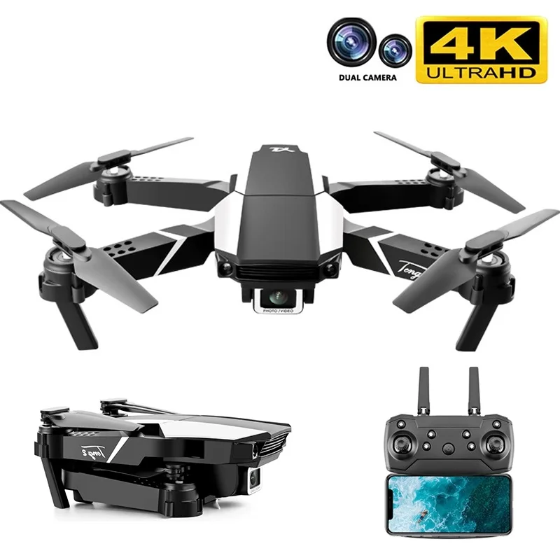 Drone 4k HD Dual Camera Vaizdo Nustatymo 1080P WiFi Fpv Drone Aukštis Išsaugojimo Rc Quadcopter S62 Pro Tranai Žaislai