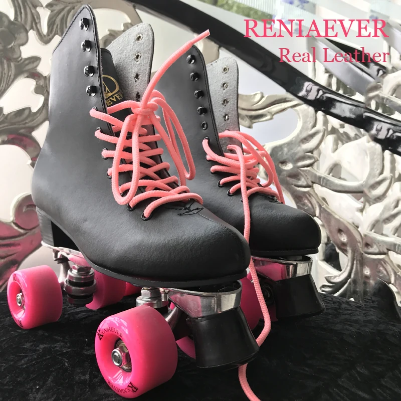 Dviejų eilių ritinio rajos oda juoda didelės įkrovos rožinė ratų čiuožimo batų Aliuminio lydinio trikojo ,nemokamas pristatymas