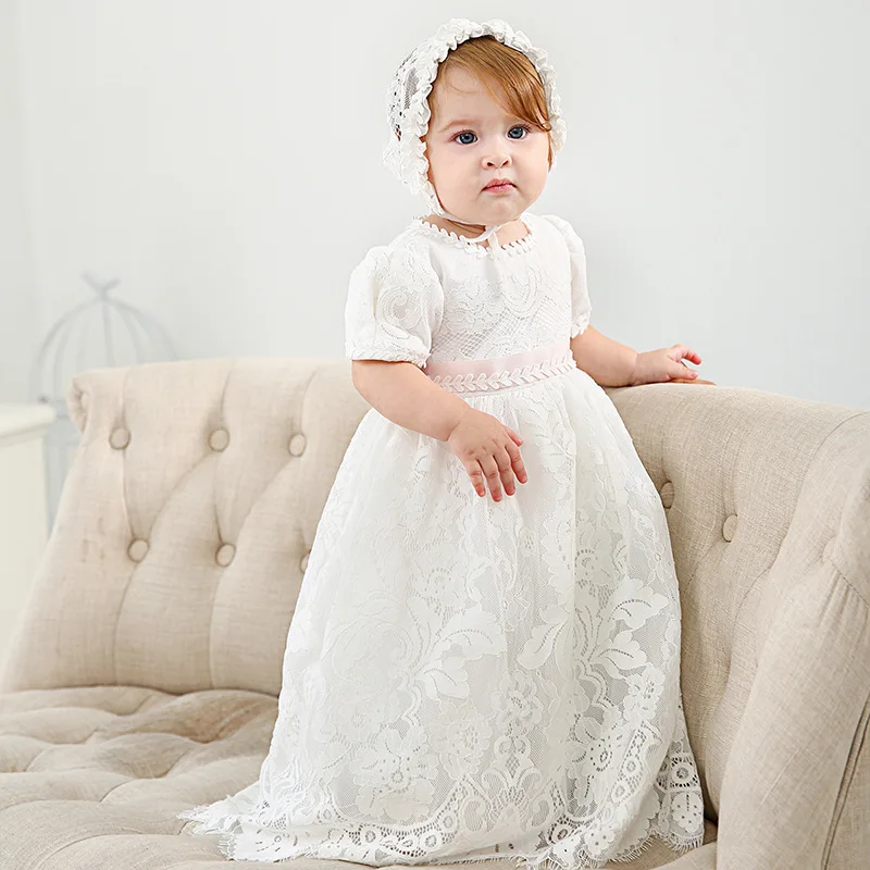 Europos ir Amerikos Pratęstas Krikšto Papildomų Krikštynų Suknelė Kūdikių Šalis Suknelė Baby Girl Dress Vestidos Para De Navidad Bebes