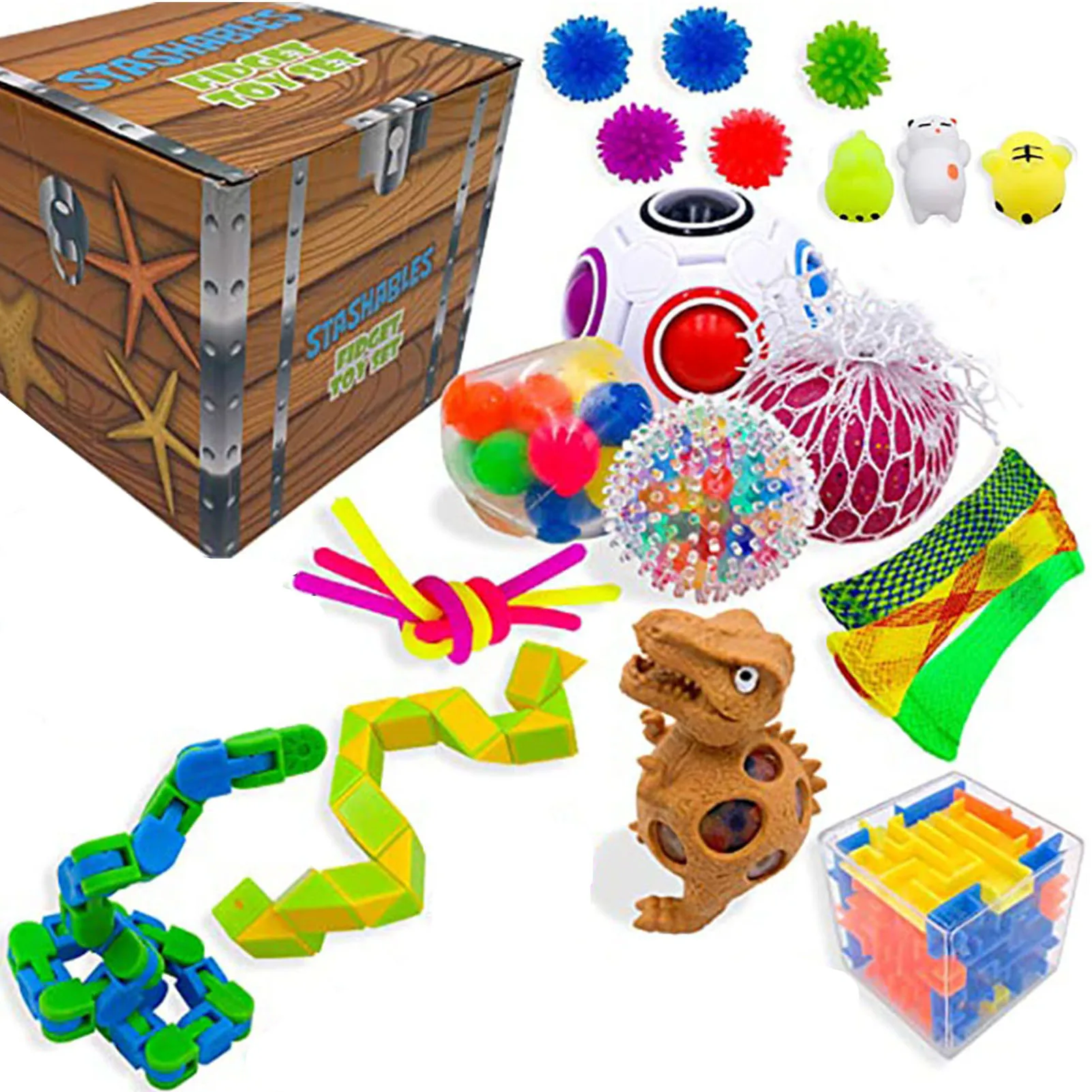 Fidget Jutimo Žaislų Rinkinys Įtempių Žaislai Autizmo Nerimas Reljefas Streso Pop Burbulas Fidget Jutimo Žaislas Vaikams Suaugusieji