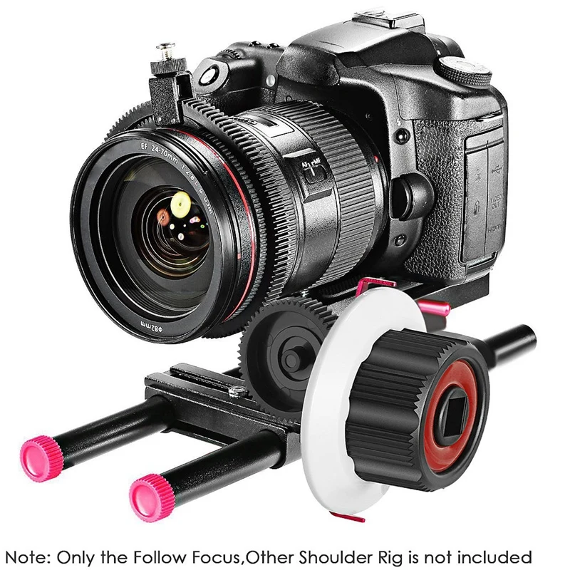 Follow Focus su Pavara Žiedas Diržo Canon ir Kitų DSLR kamera Kamera DV Vaizdo Tinka 15mm Lazdele Filmas Priėmimo Sistema