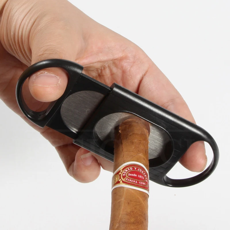 GALINER Kišenėje Plastiko Cigarų Pjovimo Metalo, Nerūdijančio Plieno Peilis Supjaustyti Cigarų Nešiojamų Lauko Didelis Skersmuo Cigarų Pjovimo Sharp