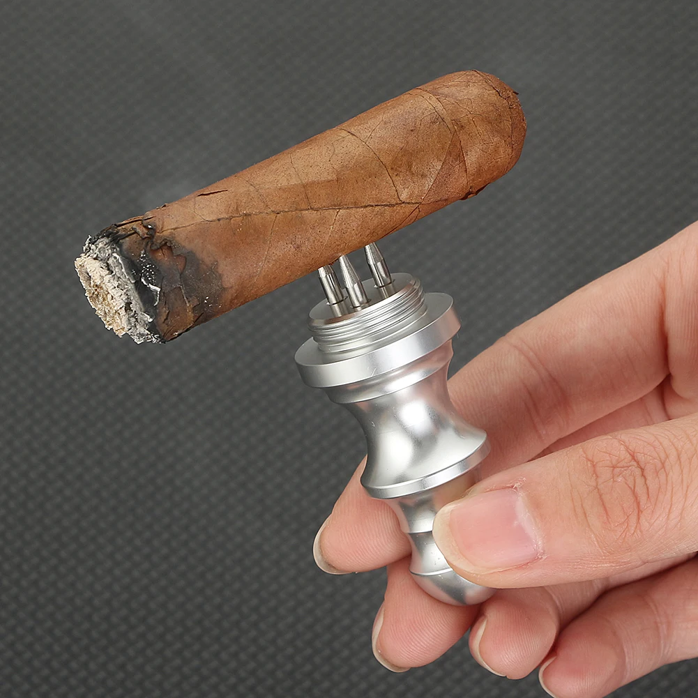 GALINER Metalo Cigarų Turėtojas Paramos Nešiojamų Cigarų Atkreipti Stipriklis Priemonė & Nubber Rūkymo Reikmenys , Geras Pagalbininkas Cigarų Mėgėjas