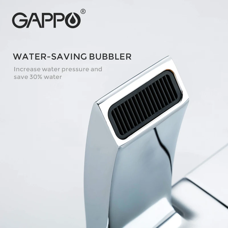 GAPPO termostatiniai bakstelėkite vandens baseino maišytuvai denio montuojamas vonios maišytuvas krioklys praustuvas, maišytuvas,