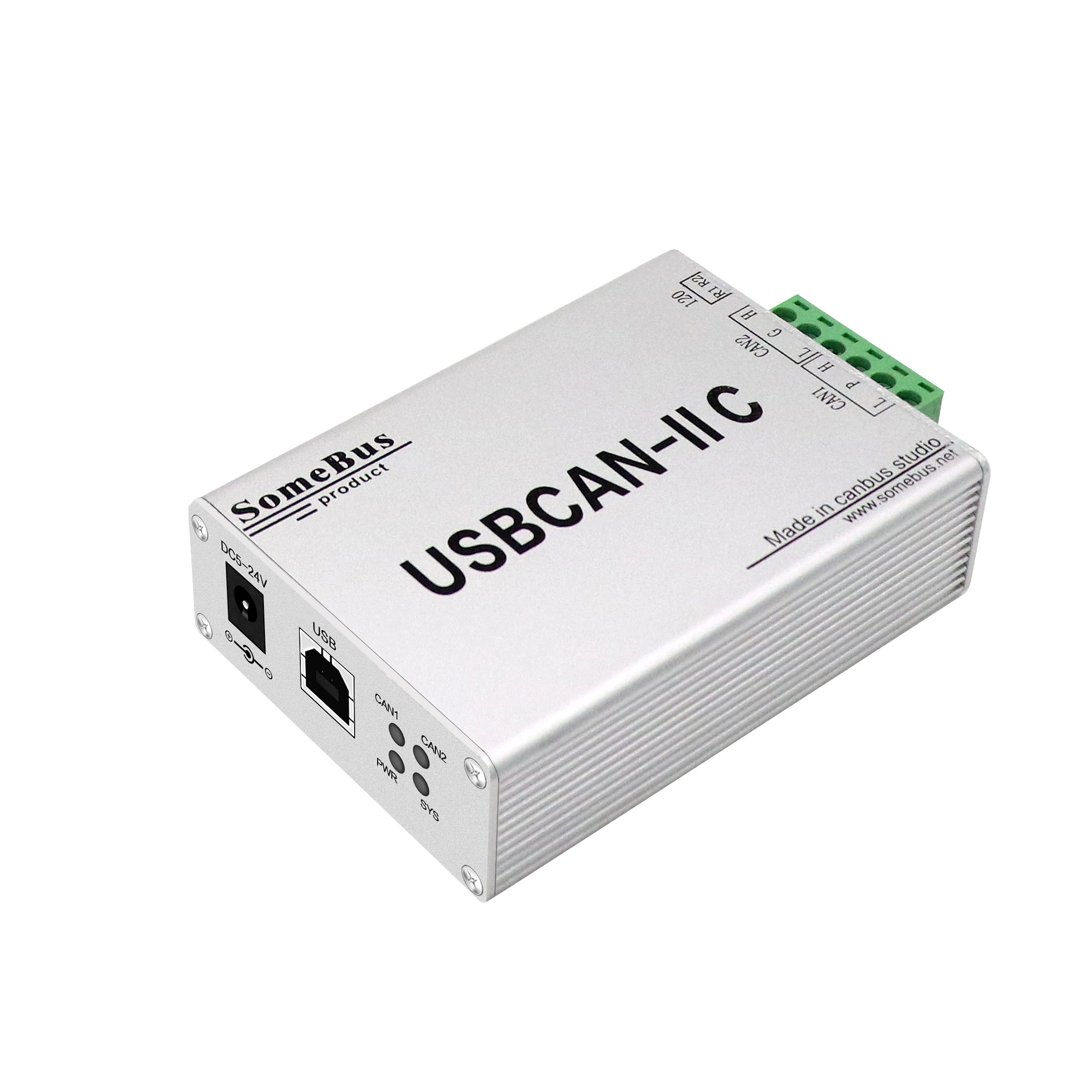 GCAN USBCAN-II C, GALI-miesto komunikacijos sąsajos plokštė,Pramonės kontrolės įranga, Aukšto greičio, didelių duomenų perdavimo.
