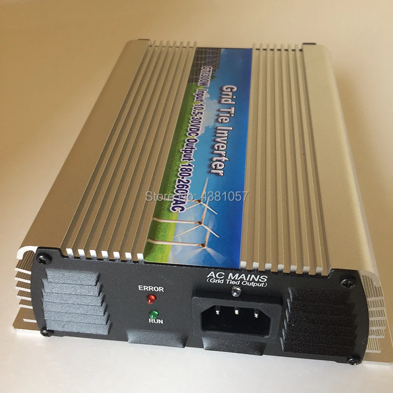 GTI-300W On-grid Saulės Energijos Keitiklio su Pure Sine wave DC 10.5-28V į AC110/220V, 50/60HZ tinklo kaklaraištis keitiklis