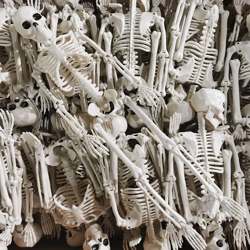 Galinio vaizdo veidrodis pakabukas žmogaus 40cm skeleto modelio automobilių apdailos Helovinas rekvizitai Kaulai Automobilio interjero priedai