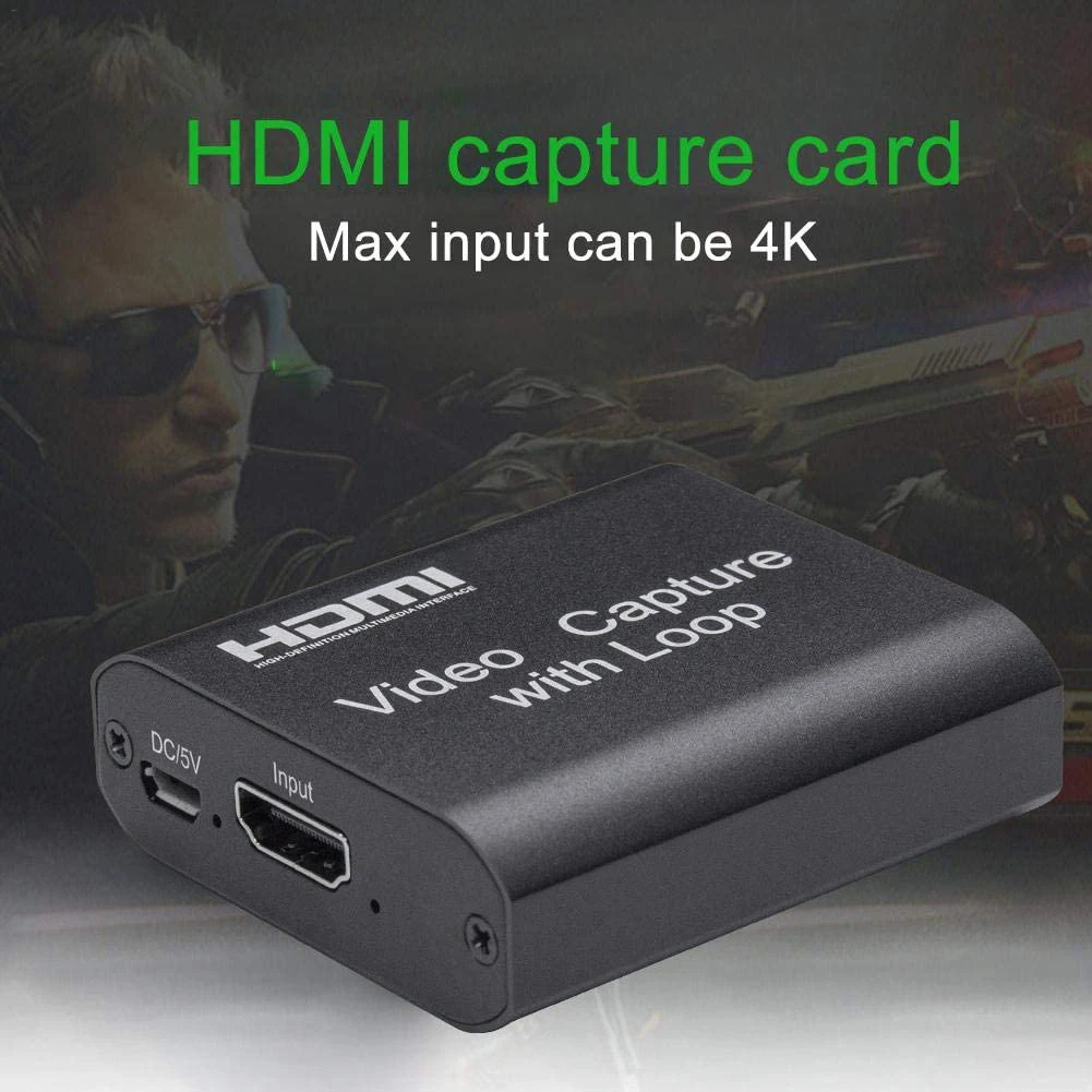HDMI USB 2.0 Video Capture Card 1080P 4K HDMI Vaizdo įrašymo Įrenginys Dongle Žaidimas Įrašyti Live Transliacijos Transliacijos Vietos Ciklas