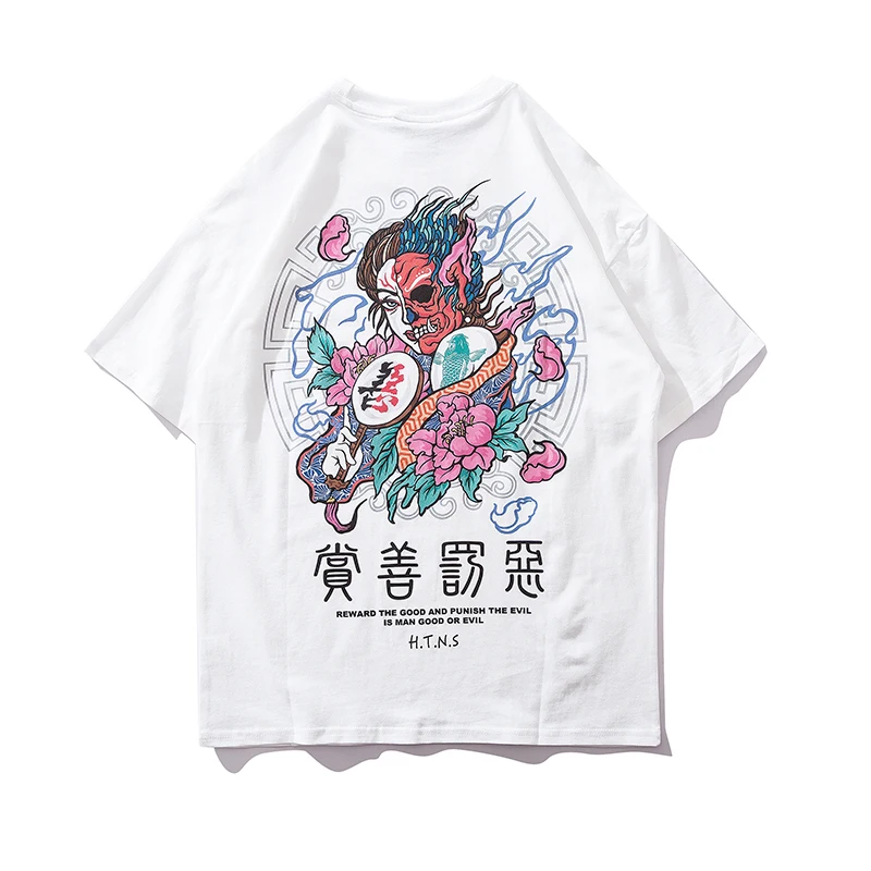 Hip-Hop Marškinėliai Vyrams Vasaros Kinų Simbolių Spausdinimo Laišką Pusė Rankovės Tees Animacinių filmų Anime Prarasti Atsitiktinis Pora marškinėlių DS50617