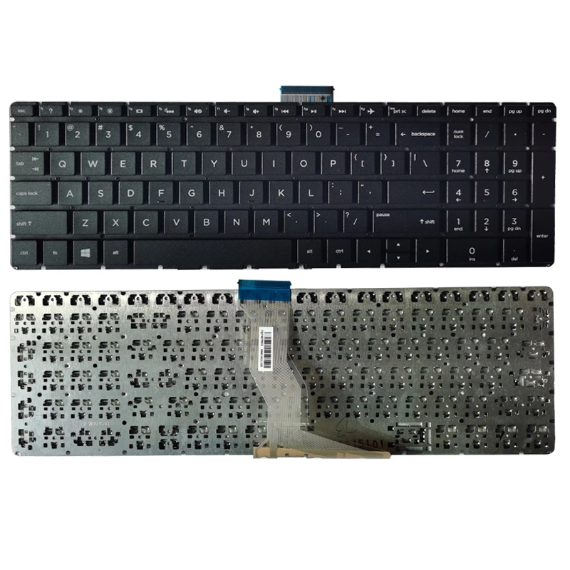 JAV nešiojamojo kompiuterio klaviatūra HP 15-bs 15-bs000 15-bs100 15-bs500 15-bs600 su Palmrest Viršutinį Dangtelį
