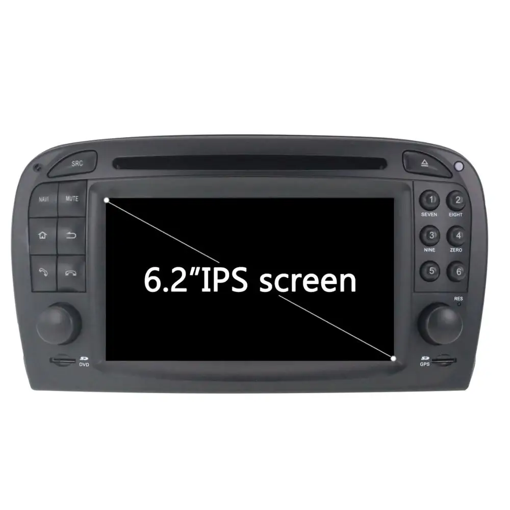 Jutiklinis ekranas Android 9.0 Automobilio Multimedijos Grotuvo Mercedes Benz SL Klasė R230 SL500 2001-2007 GPS Garso Radijas stereo galvos vienetas