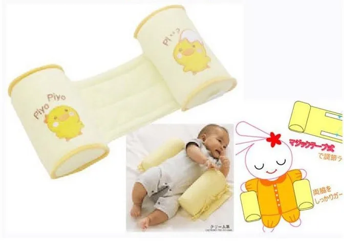 Kūdikio Lovelę Kūdikiui Baby Mažylis Saugus Medvilnės Anti Roll Pagalvė Miegoti Plokščia Galva Positioner Baby Kūdikių Galvos Anti-virtimo Pagalvė