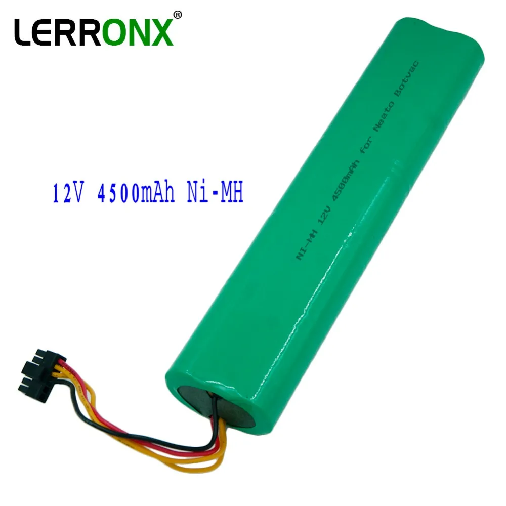 LERRONX Aukštos Kokybės 12V 4.5 Ah 4500mAh NI-MH Dulkių siurblys Pakeitimo daugkartinio Įkrovimo baterija Neato Botvac 70e 75 80 D75 D85