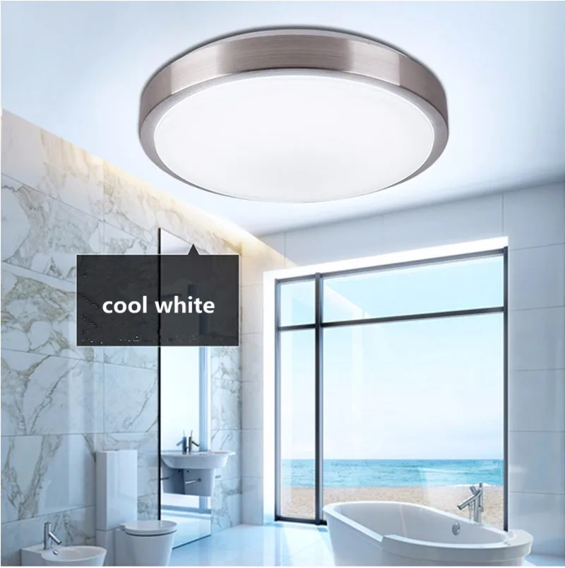 Lubų šviestuvai, LED lempos, Skersmuo 21/26cm Acryli skydelis Aliuminio rėmas krašto patalpų apšvietimas Miegamajame gyvenimo virtuvės LED lempa 12W