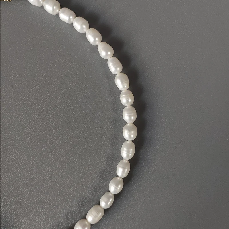 Mados širdies formos akmens karoliai pakabukas natūralių gėlavandenių perlų cloisonne karoliukų susiuvimo choker moterų pokylių tendencija papuošalai