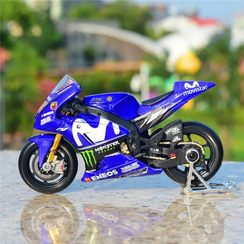 Maisto 1:18 2018 Yamaha komanda No. 25 Rossi automobilių racing lieti motociklo modelio automobilio modelį, lieto žaislas automobilis dovana