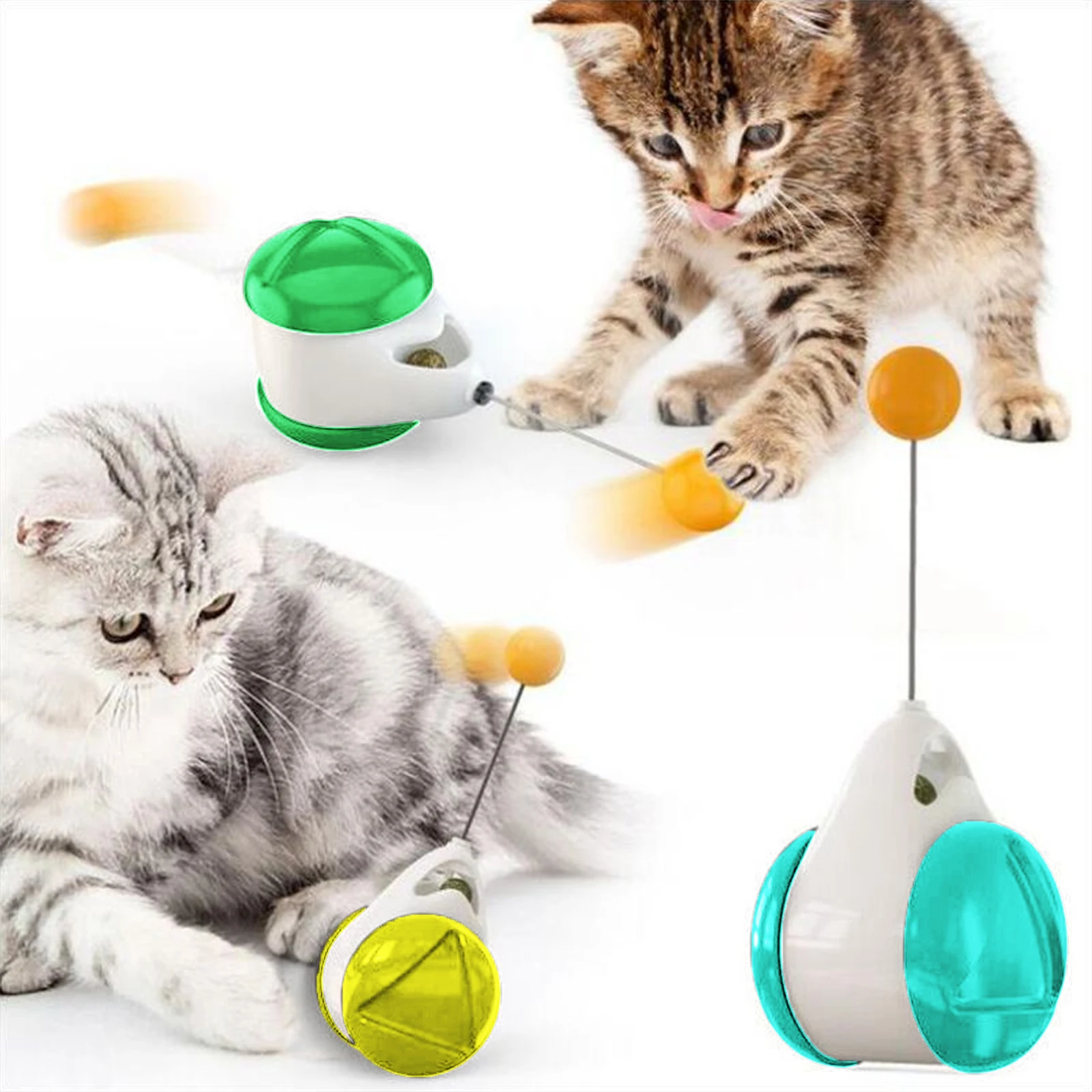 Masažuoklis Sūpynės, Žaislai Katėms Kitten Interaktyvus Balansas Katės Vejasi Žaislas Su Katžolių Juokingi Pet Produktų Dropshipping