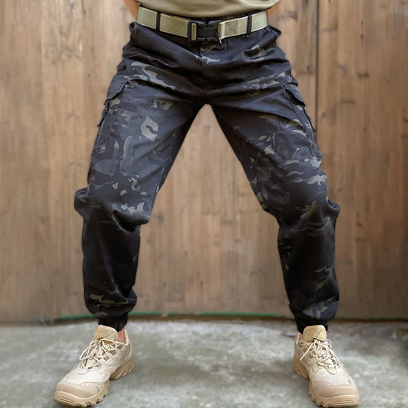 Mege Prekės Taktinis Jogger Kelnės Vyrams streetwear JAV Armijos Karinės Maskuotės Krovinių Kelnės Darbo Kelnės Miesto Atsitiktinis Kelnės