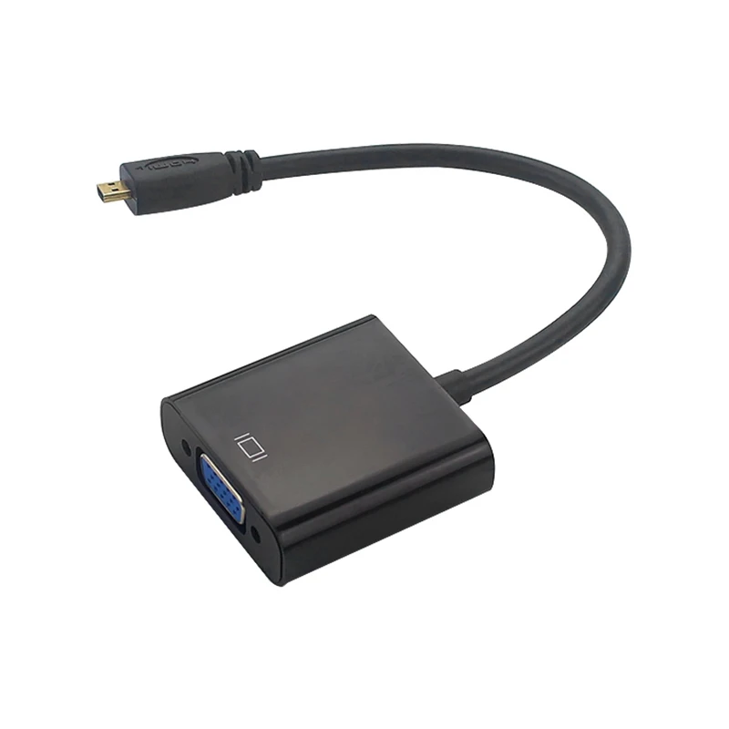 Micro-HDMI į VGA Adapteris, Kabelis, 1080P Vaizdo Keitiklis su o jungtis, USB Maitinimo Kabelis Fotoaparato Aviečių Pi 4